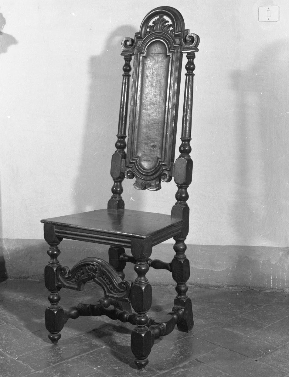 sedia, serie - bottega toscana (sec. XVII)