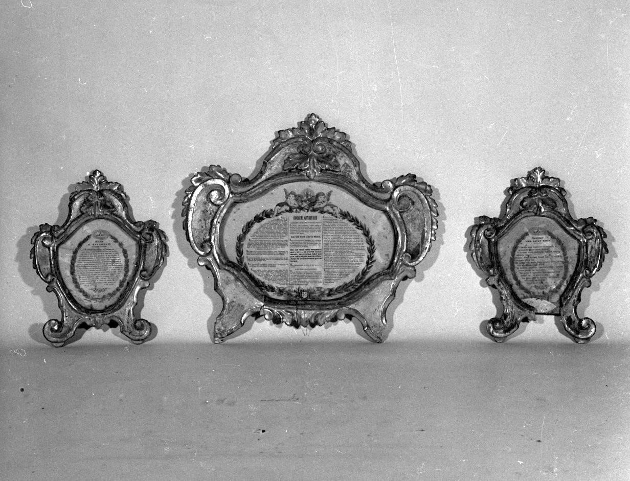 cartagloria, serie - bottega toscana (seconda metà sec. XVIII)