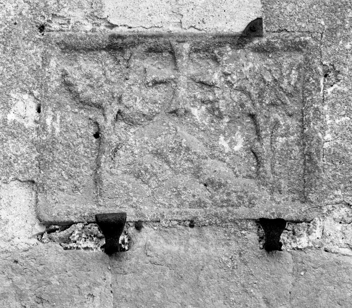 stemma dell'Ordine olivetano (targa) - bottega toscana (sec. XIV)