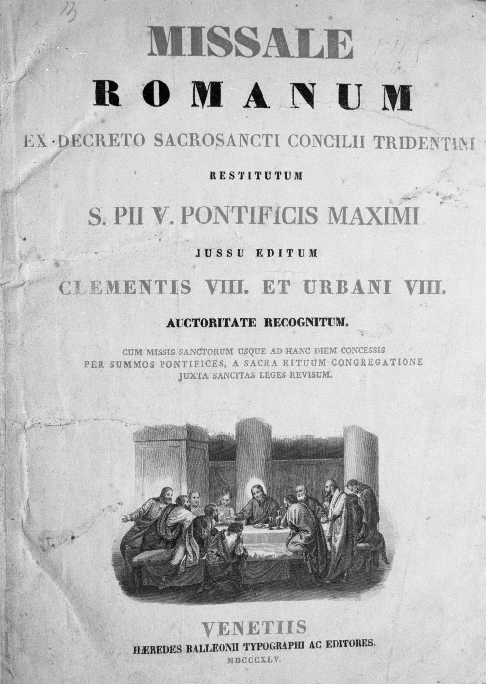 ultima cena (stampa) di Nani A (sec. XIX)