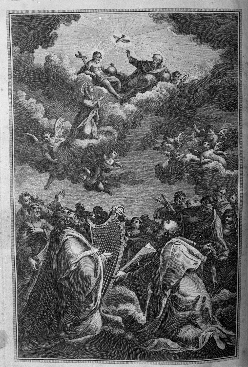 assunzione della Madonna (stampa) di Nani A (sec. XIX)