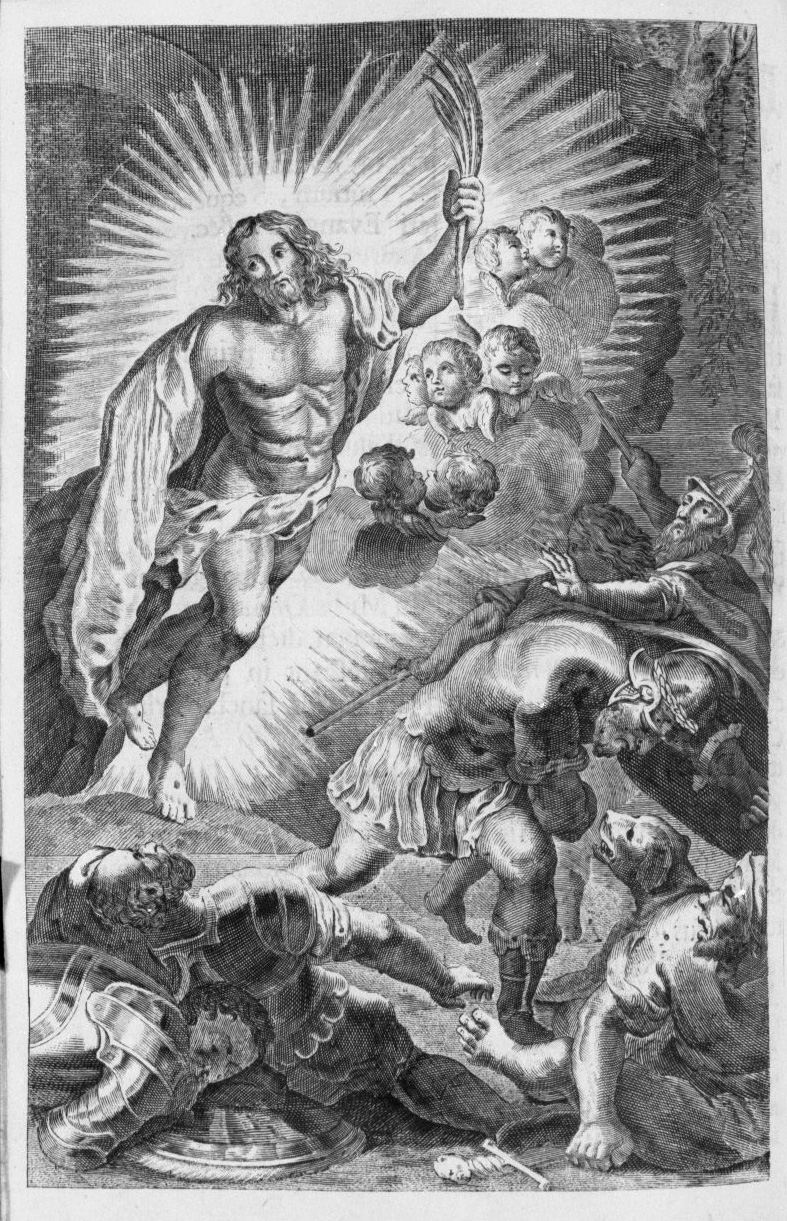 resurrezione di Cristo (stampa) di Baratti Antonio (attribuito) (sec. XIX)