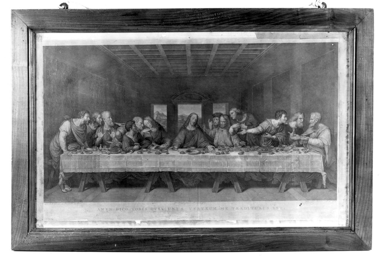 ultima cena (stampa) di Leonardo da Vinci, Pera Giuseppe, Cecchi Giovanni Battista, Eredi Benedetto (sec. XIX)