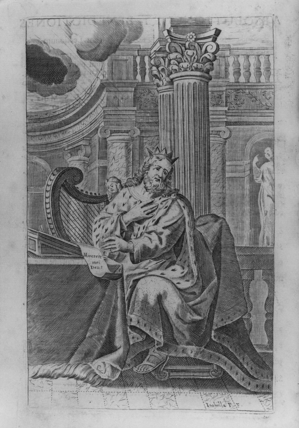 David (stampa, elemento d'insieme) di Piccini Isabella (secc. XVII/ XVIII)