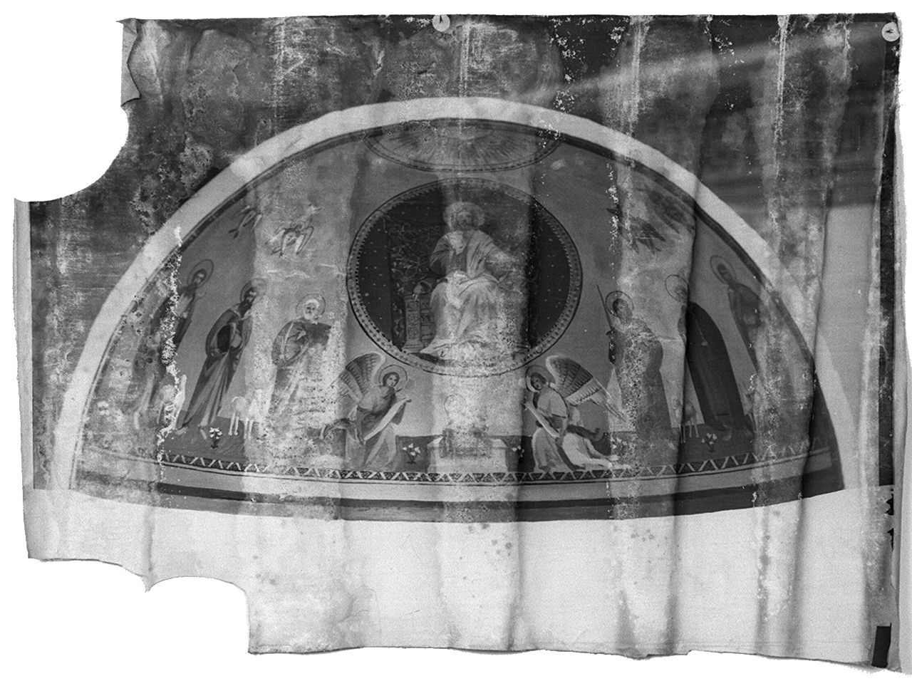 Cristo in trono (stampa) - ambito italiano (prima metà sec. XX)