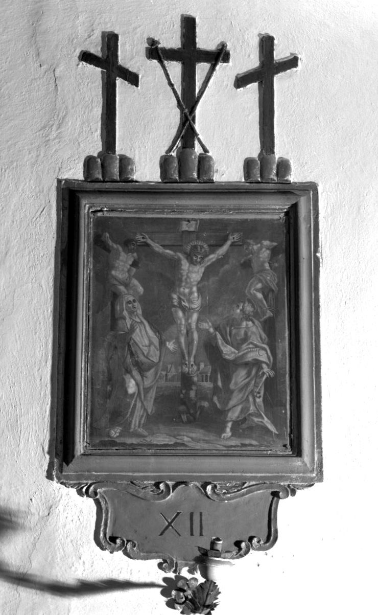 crocifissione (stampa, elemento d'insieme) - ambito veneto (metà sec. XVIII)