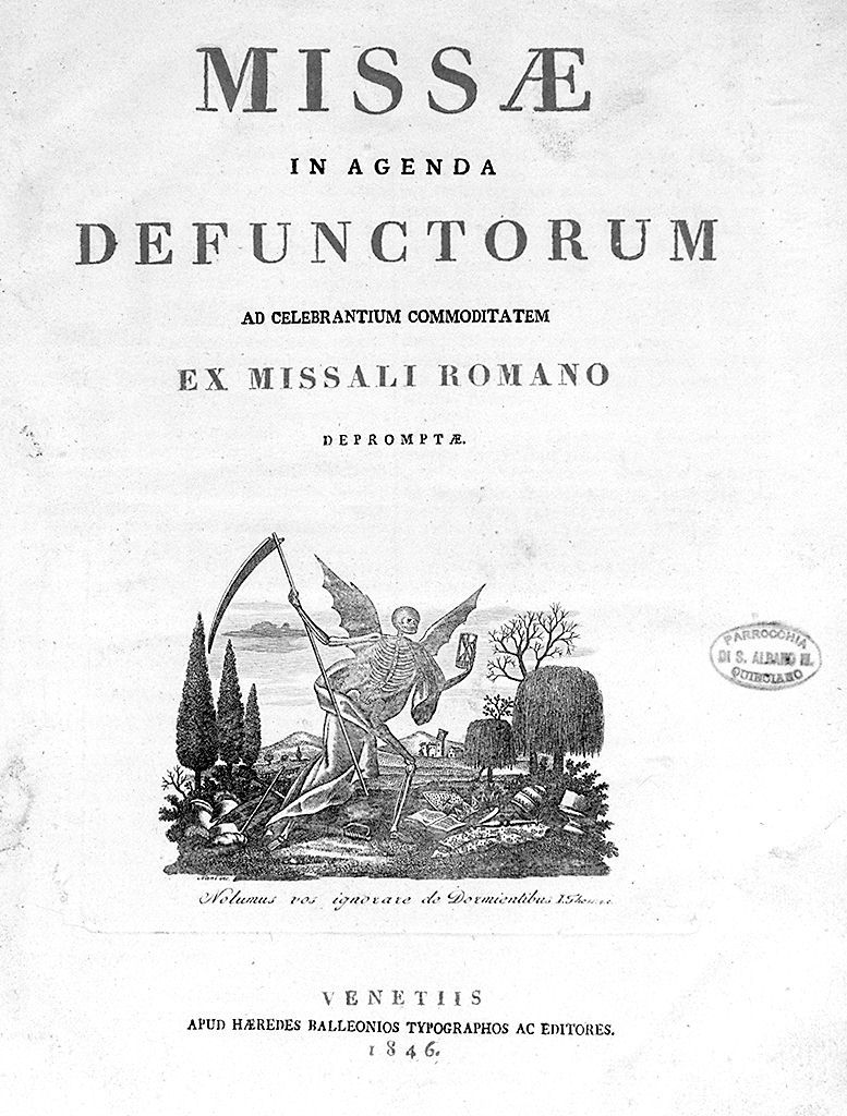 Morte (stampa, elemento d'insieme) di Nani Antonio (sec. XIX)