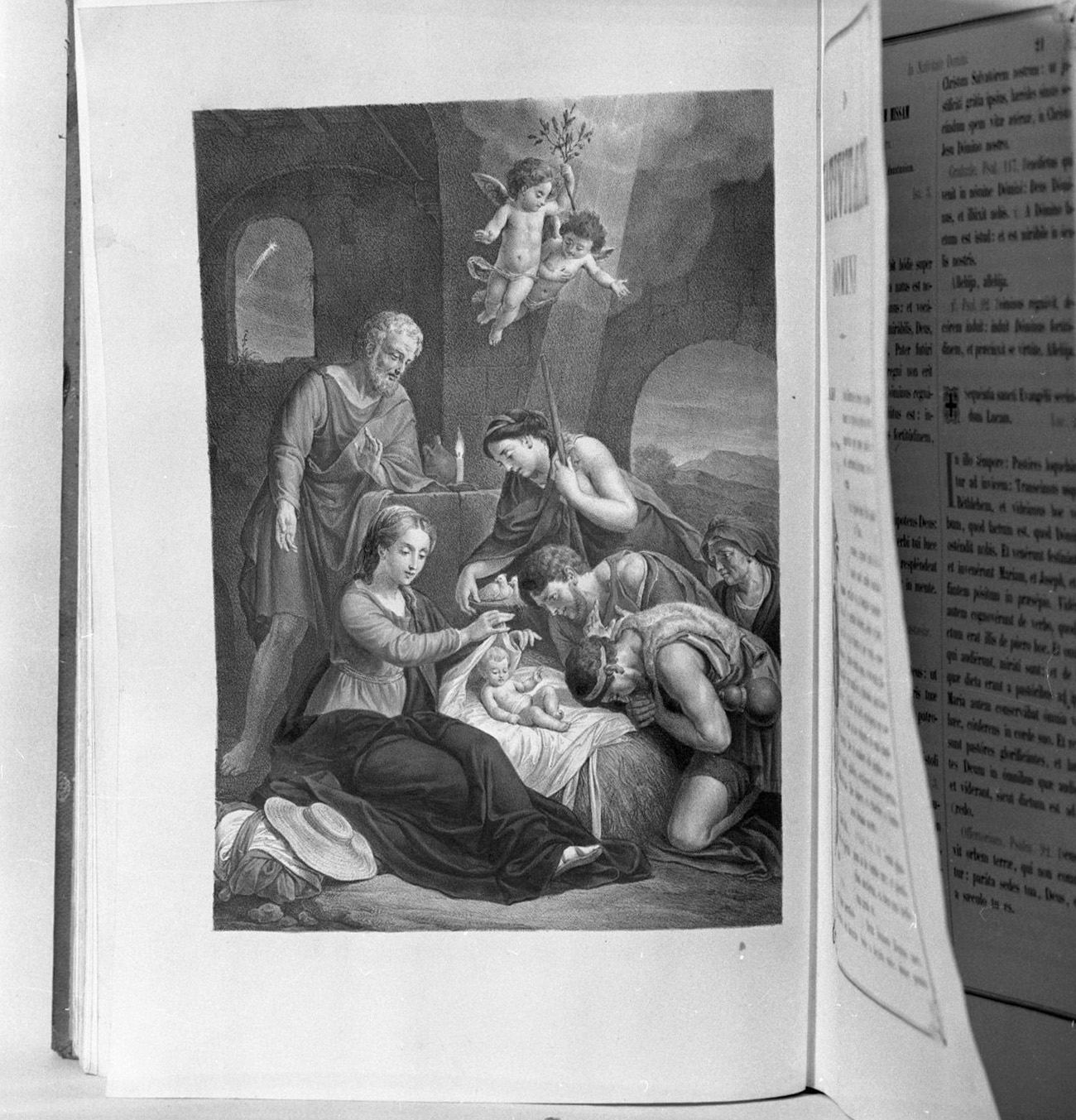 adorazione dei pastori (stampa) - ambito fiorentino (sec. XIX)
