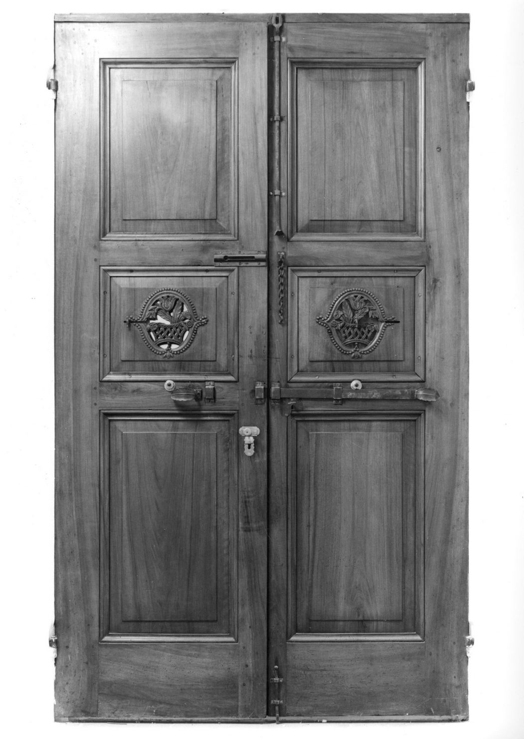porta - a due battenti - bottega senese (prima metà sec. XX)