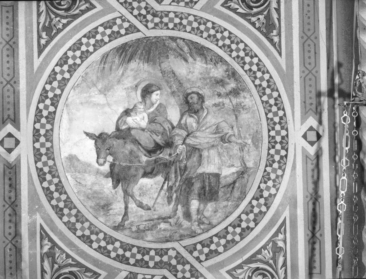 fuga in Egitto (dipinto, elemento d'insieme) di Nasini Giuseppe Nicola (secc. XVII/ XVIII)