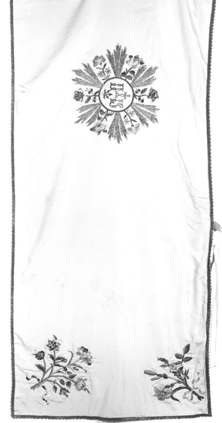 velo omerale, opera isolata - manifattura toscana (prima metà sec. XX)