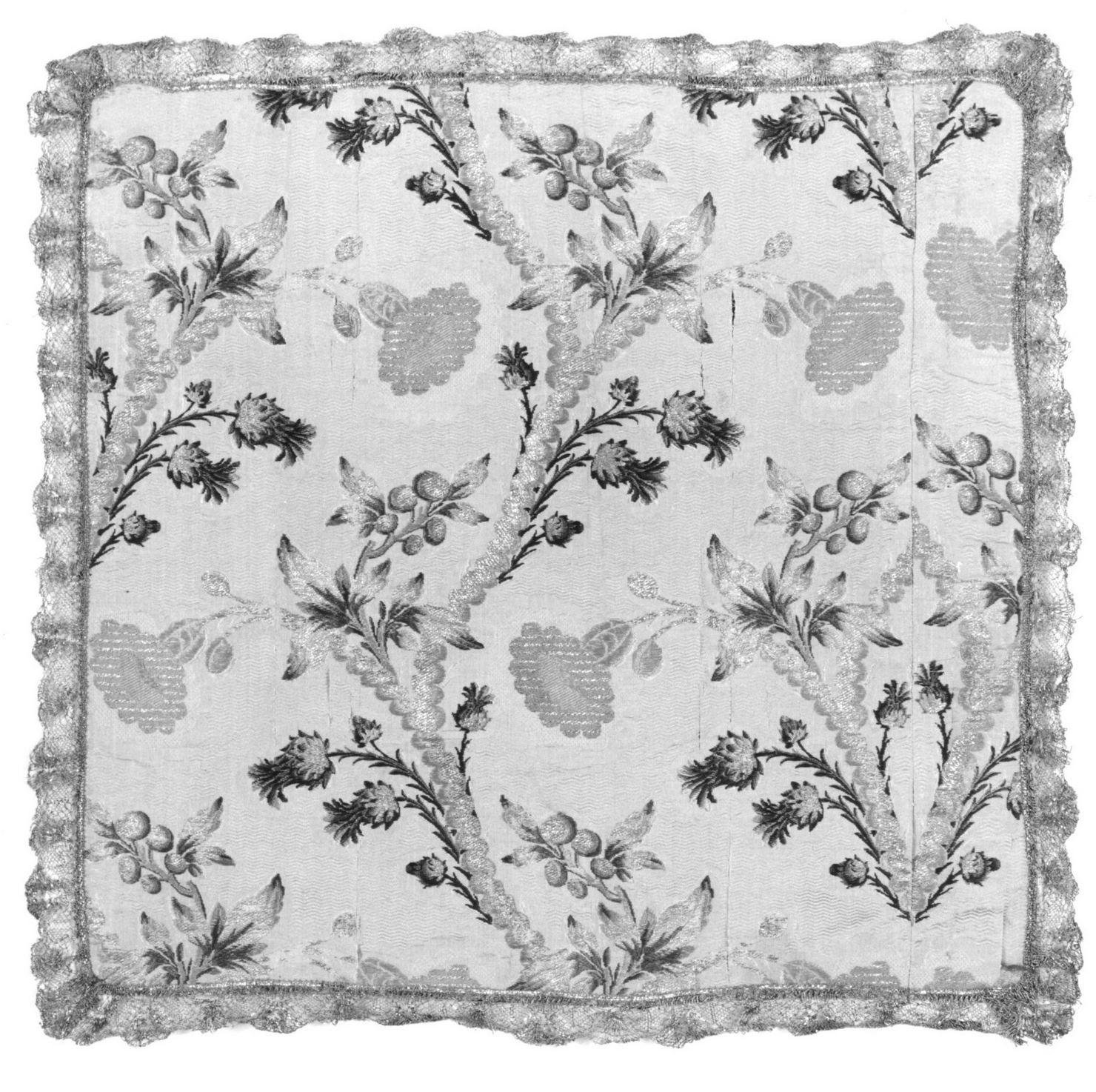 fiori (velo di calice, elemento d'insieme) - manifattura italiana (seconda metà sec. XVIII)