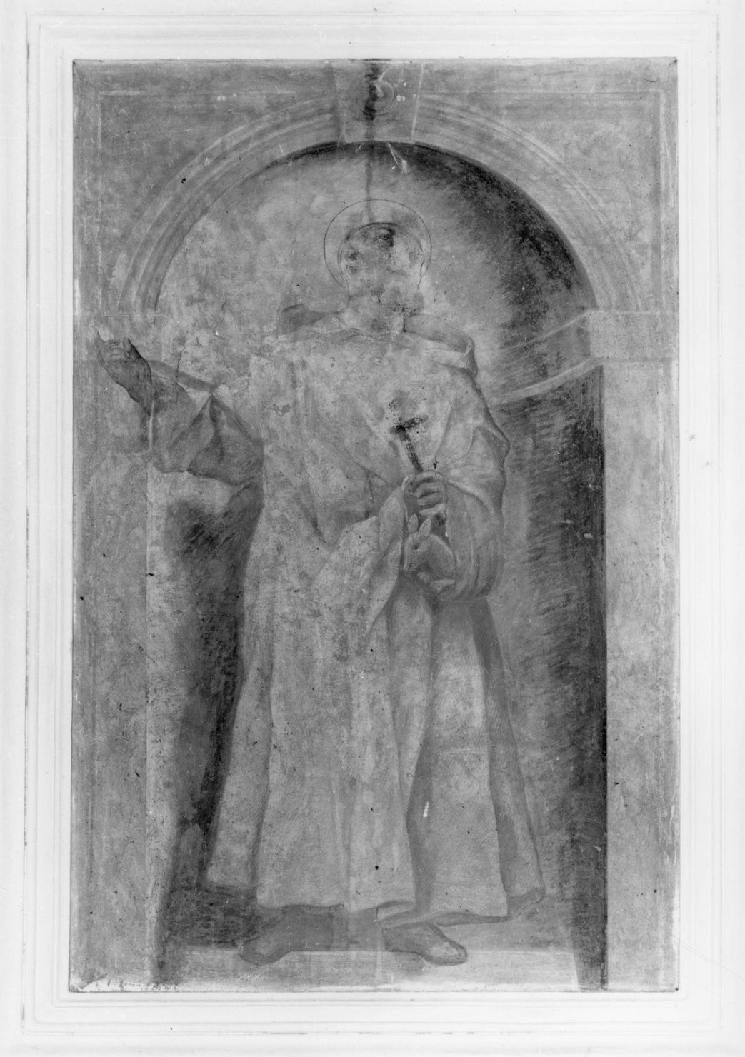 San Pier Damiano (dipinto, elemento d'insieme) di Barbatelli Bernardino detto Poccetti (maniera) (primo quarto sec. XVII)