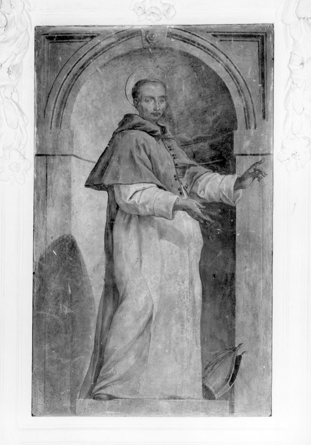 San Vincenzo Ferrer (dipinto, elemento d'insieme) di Barbatelli Bernardino detto Poccetti (maniera) (primo quarto sec. XVII)