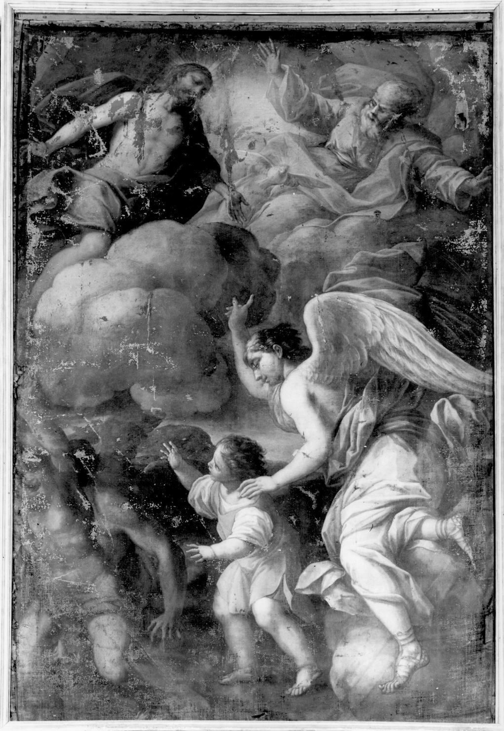 angelo custode (dipinto) di Nasini Giuseppe Nicola (ultimo quarto sec. XVII)