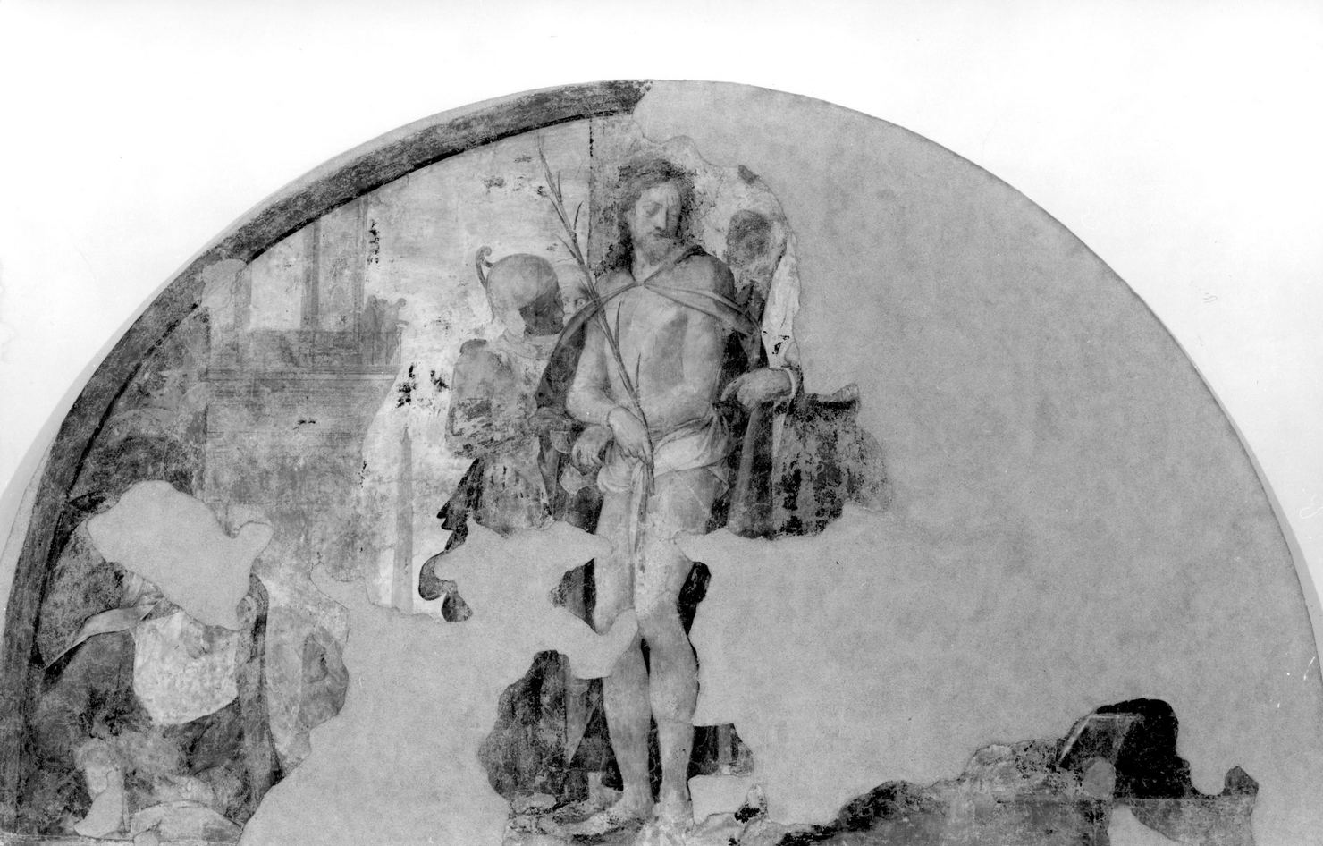 Cristo alla colonna (dipinto) di Barbatelli Bernardino detto Poccetti (fine/inizio secc. XVI/ XVII)