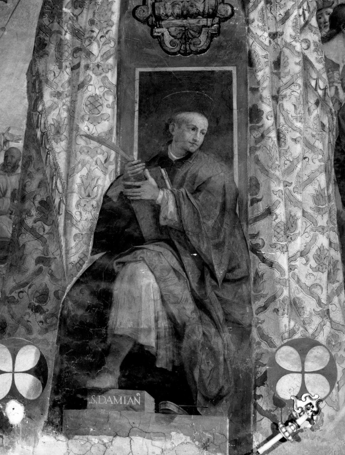 San Damiano (dipinto, elemento d'insieme) di Barbatelli Bernardino detto Poccetti (fine/inizio secc. XVI/ XVII)