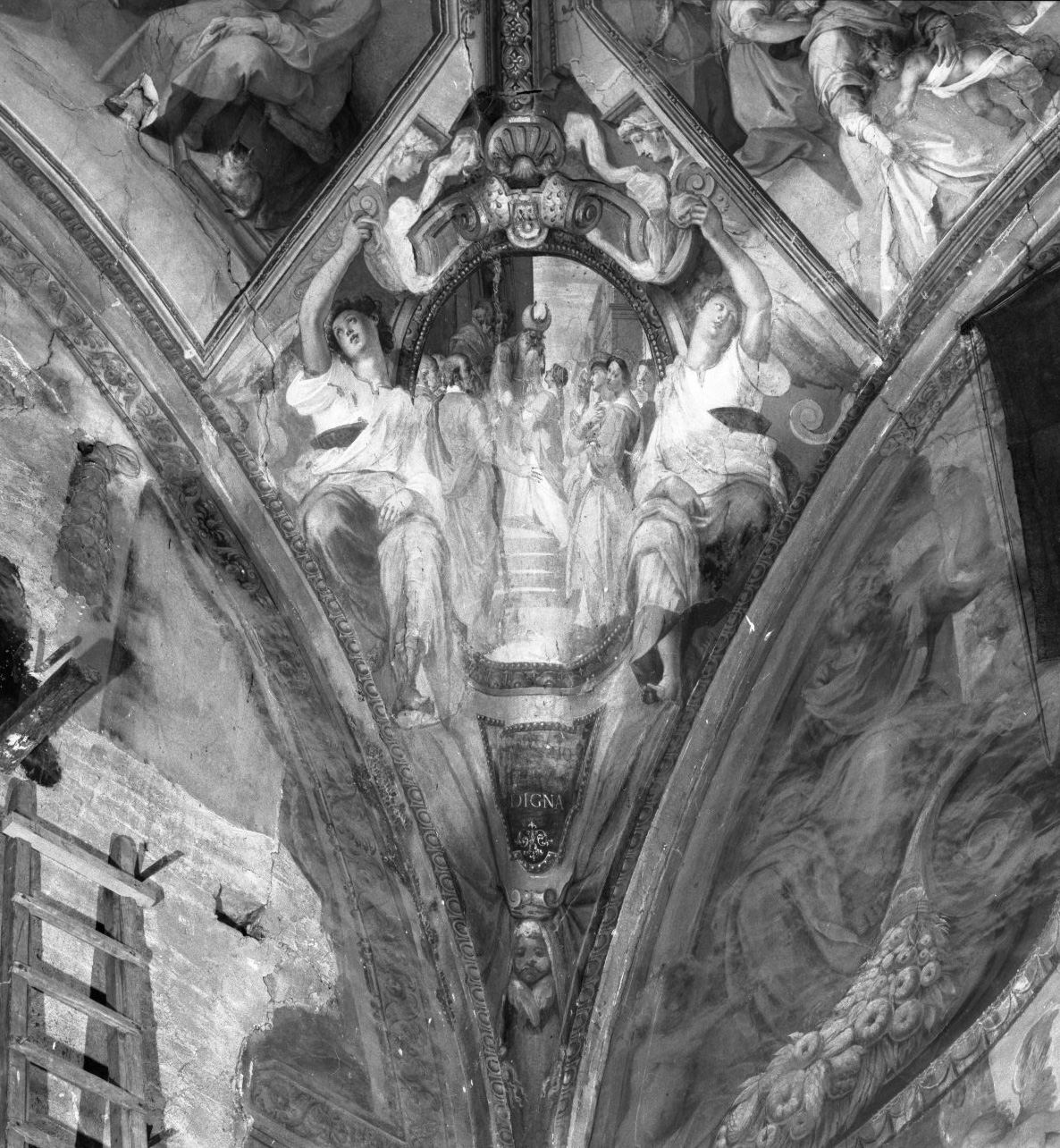 presentazione di Maria Vergine al tempio (dipinto, elemento d'insieme) di Barbatelli Bernardino detto Poccetti (fine/inizio secc. XVI/ XVII)