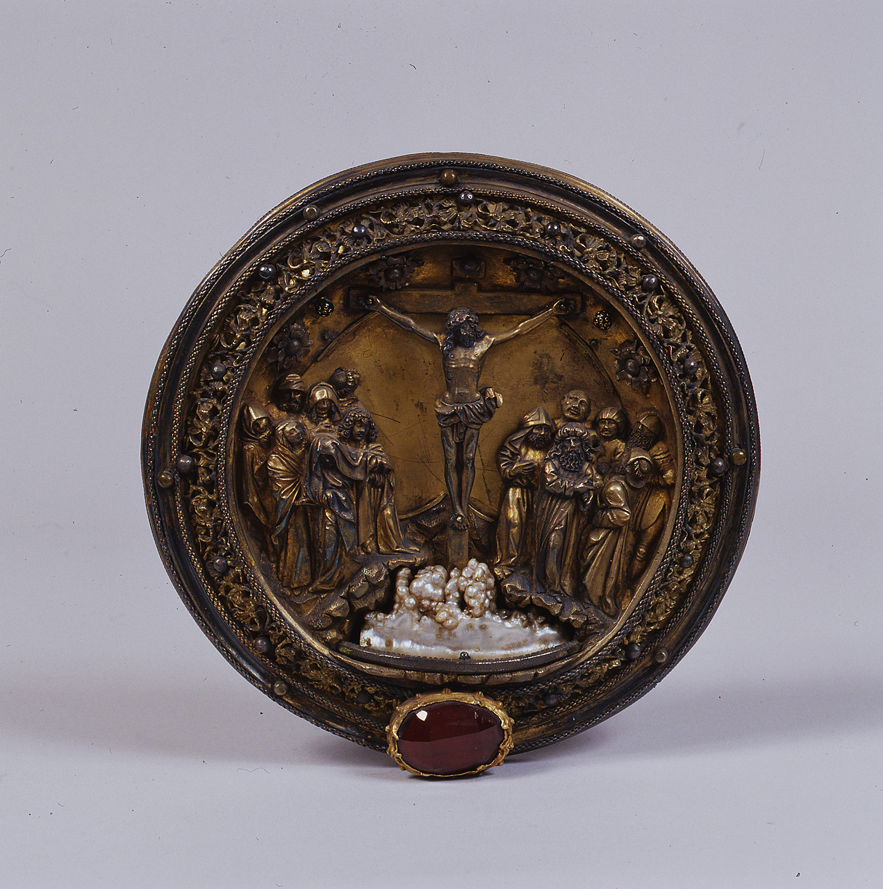 pace - a medaglione - ambito tedesco (terzo quarto sec. XV)