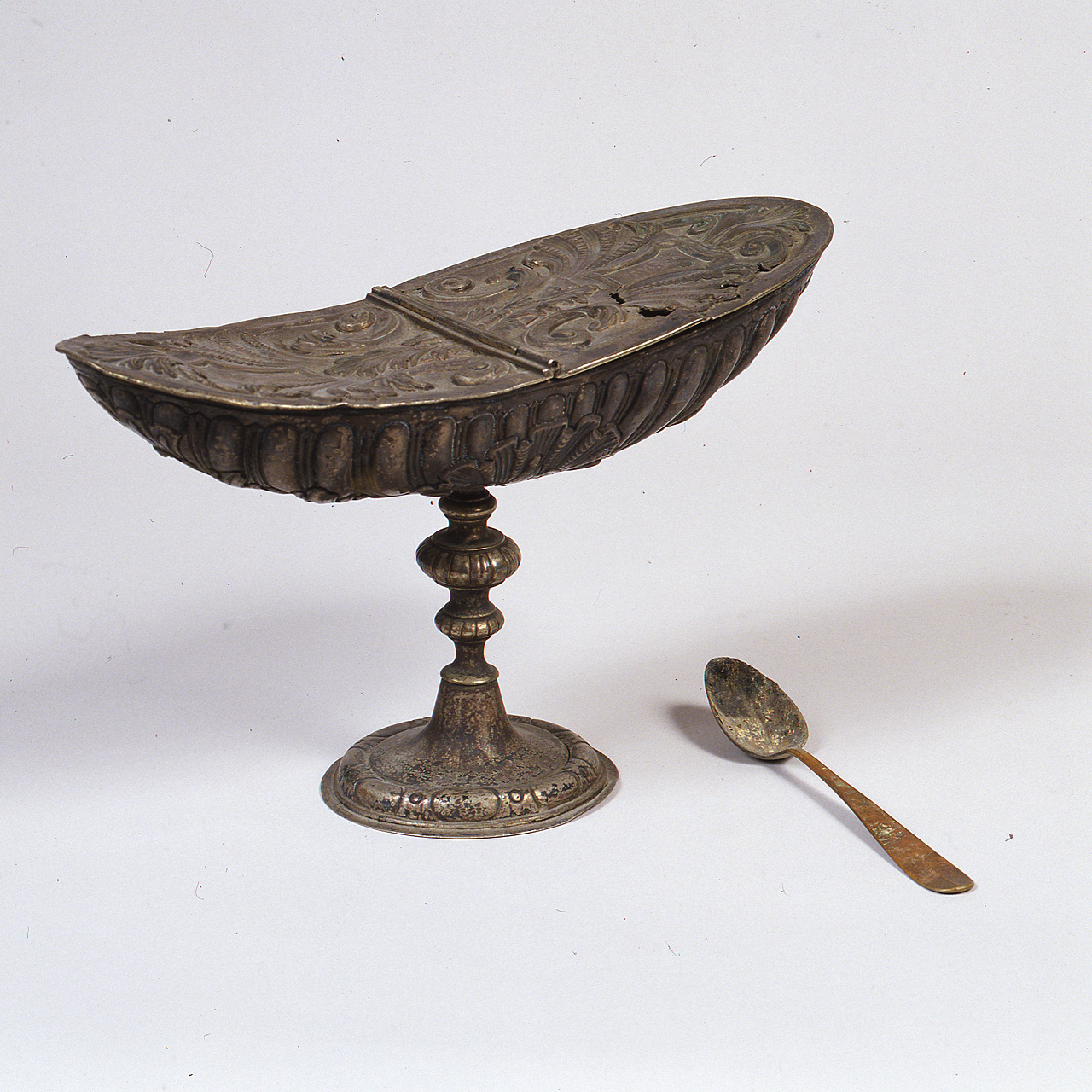 navicella portaincenso, opera isolata - bottega fiorentina (terzo quarto sec. XVIII)