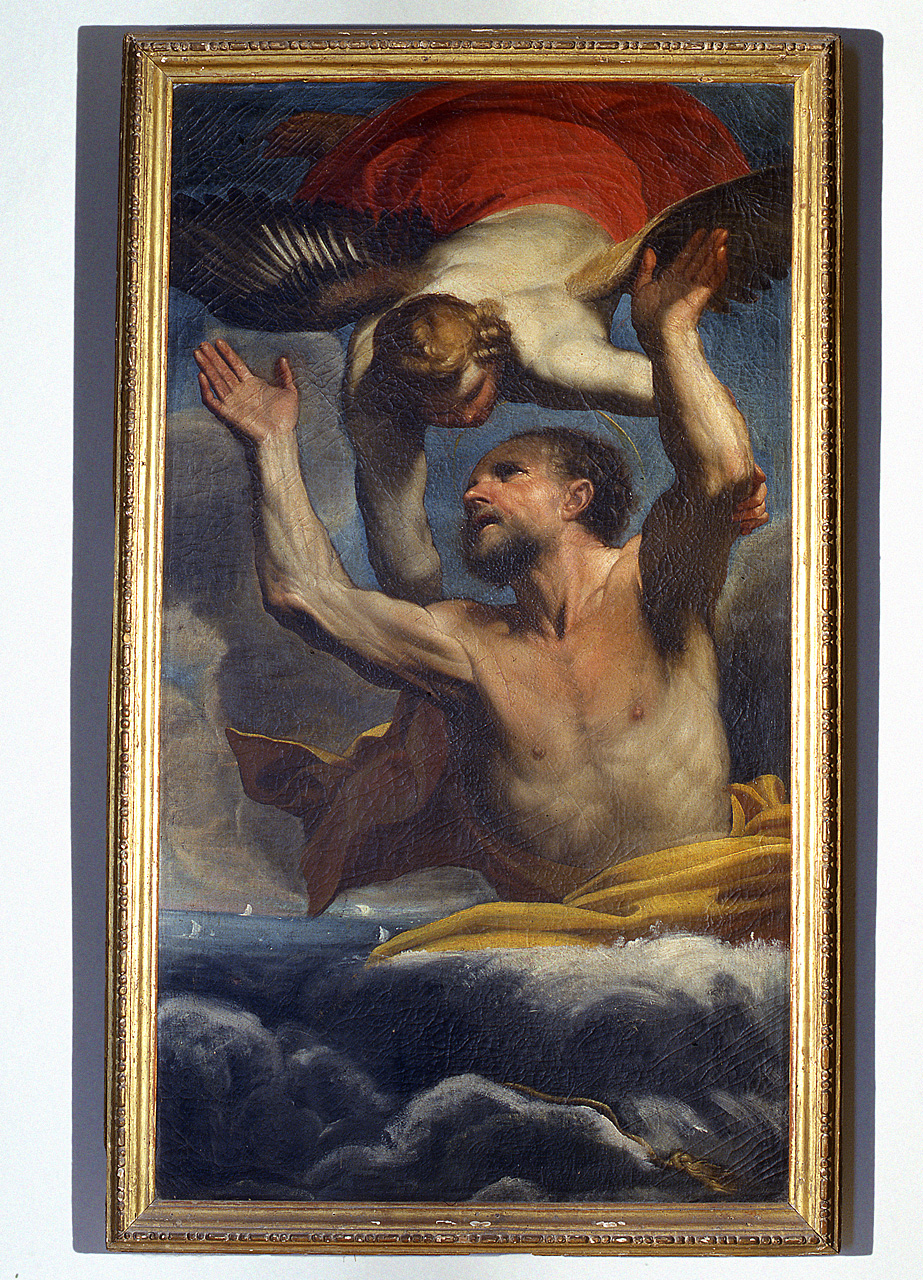 San Damiano sollevato dal mare (dipinto) di Vanni Raffaello (metà sec. XVII)