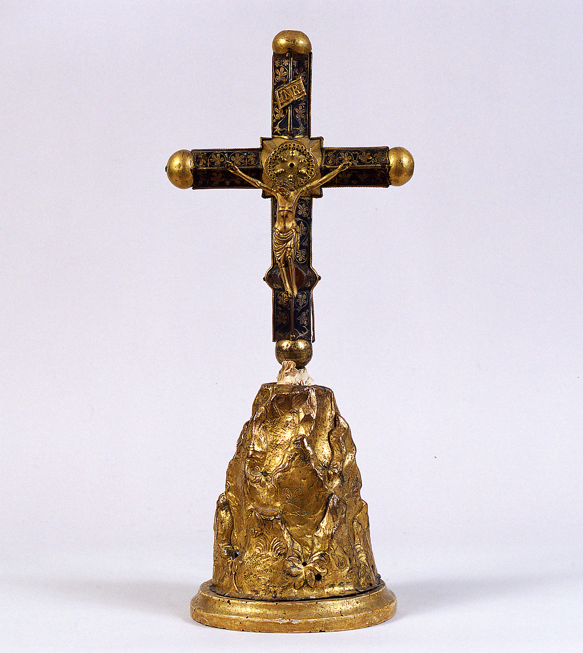 Cristo crocifisso (croce d'altare, opera isolata) - bottega senese (secc. XIV/ XV)