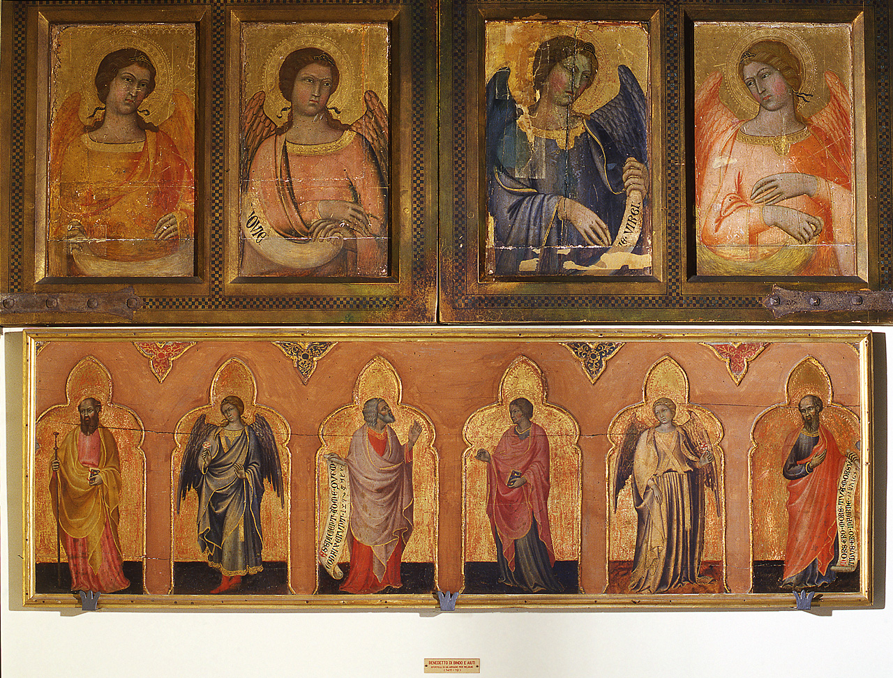 angeli e profeti (dipinto, elemento d'insieme) di Benedetto di Bindo (primo quarto sec. XV)