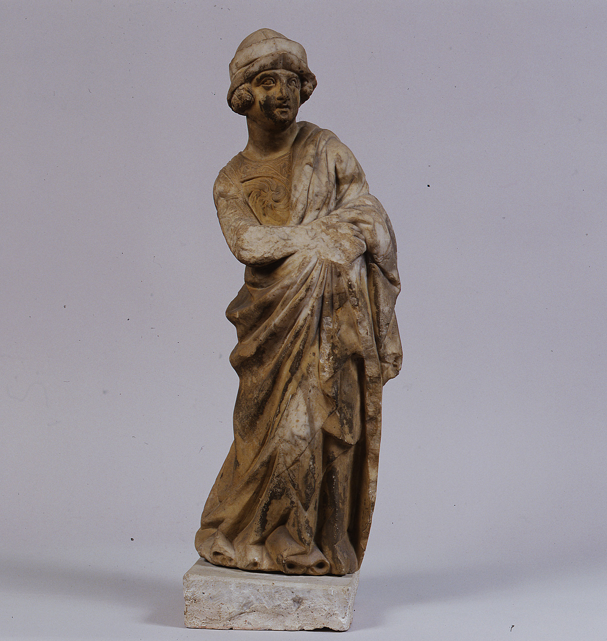 David (statuetta, opera isolata) - ambito senese (primo quarto sec. XV)