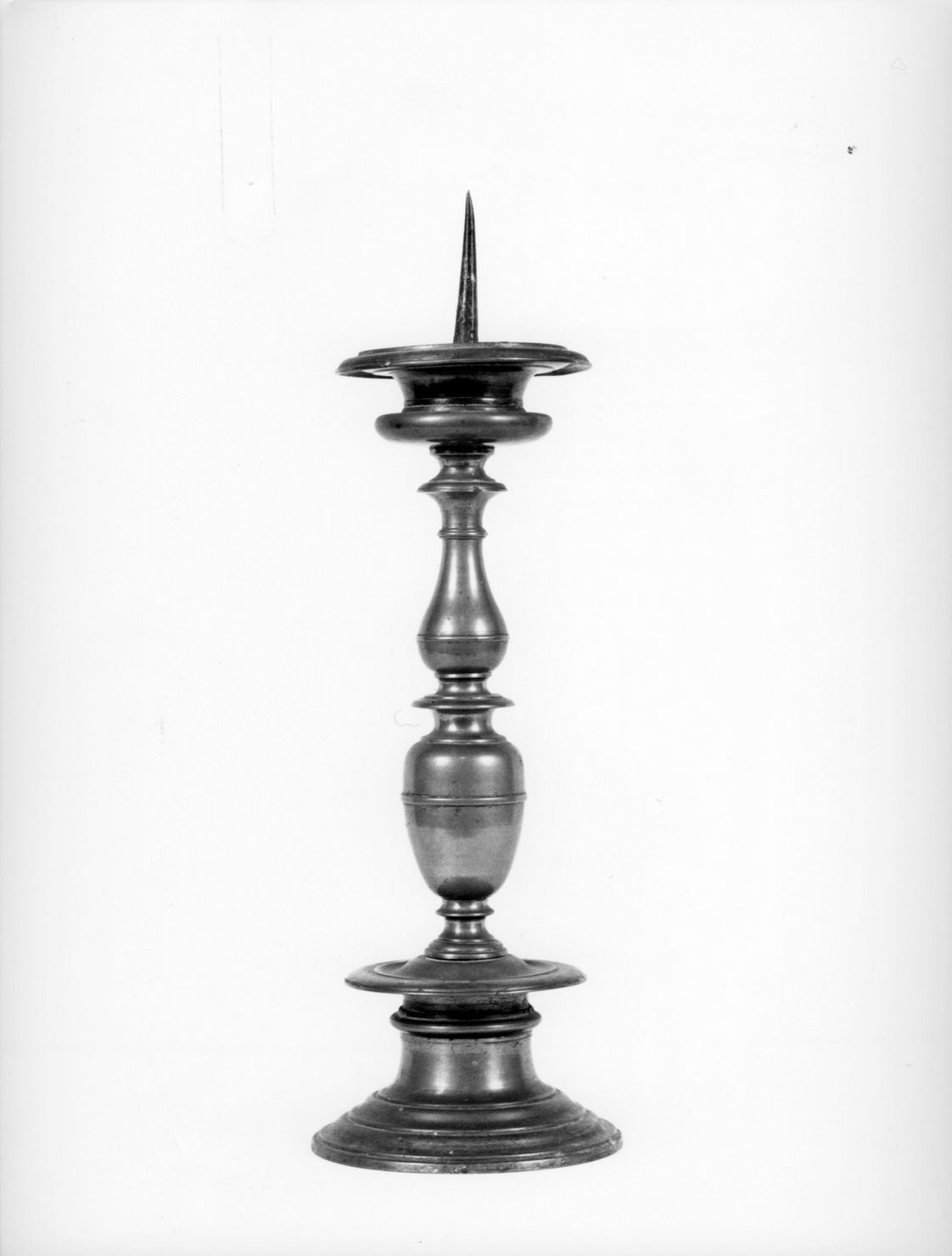 candeliere d'altare, serie - bottega senese (sec. XVII)