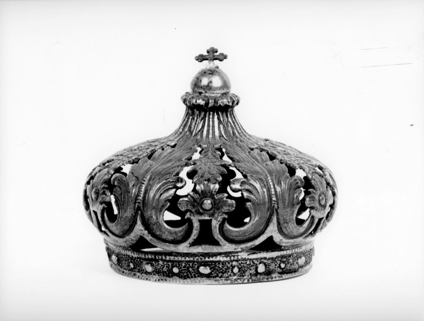 corona di immagine sacra - bottega senese (seconda metà sec. XVII)