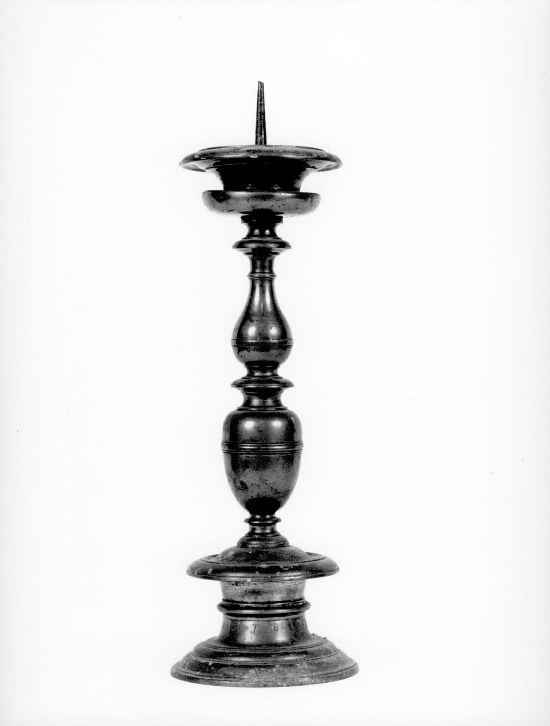 candeliere d'altare - bottega senese (sec. XVII)