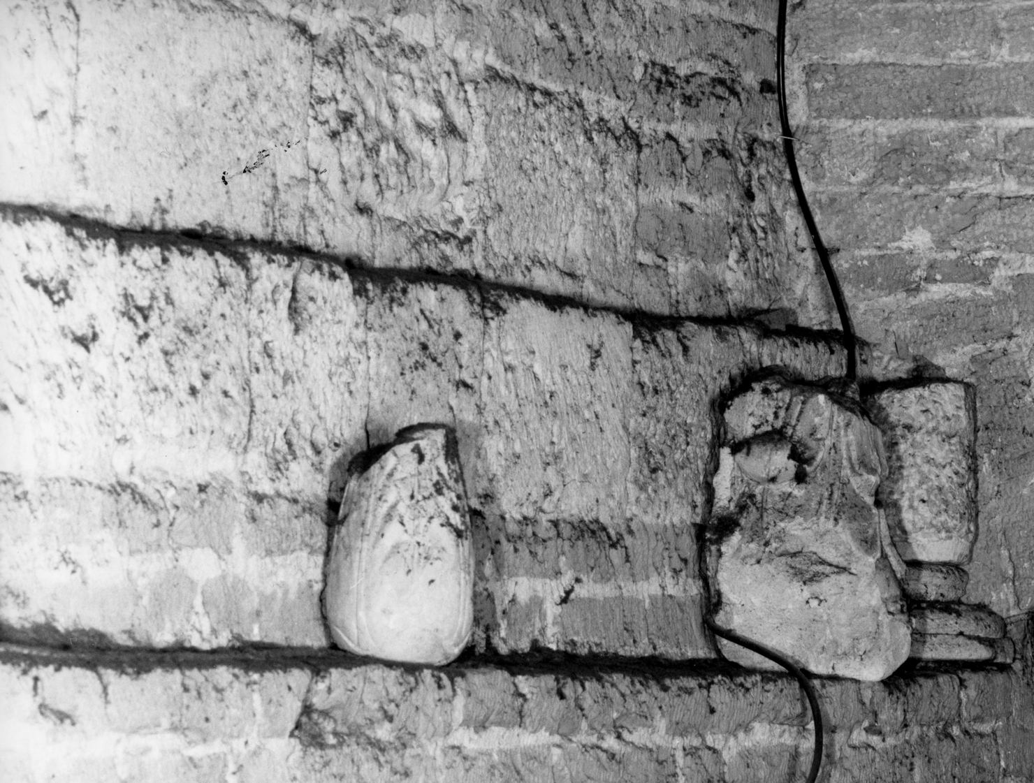 colonna, frammento - bottega senese (seconda metà sec. XIV)