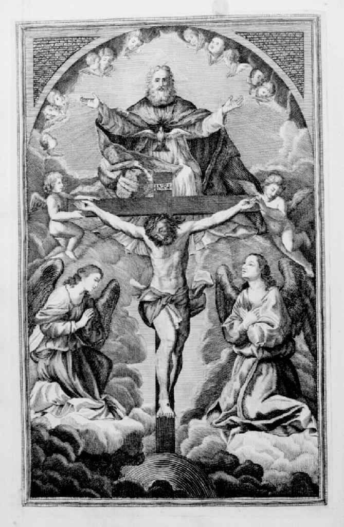 Trinità (stampa, elemento d'insieme) di Reni Guido (sec. XVIII)