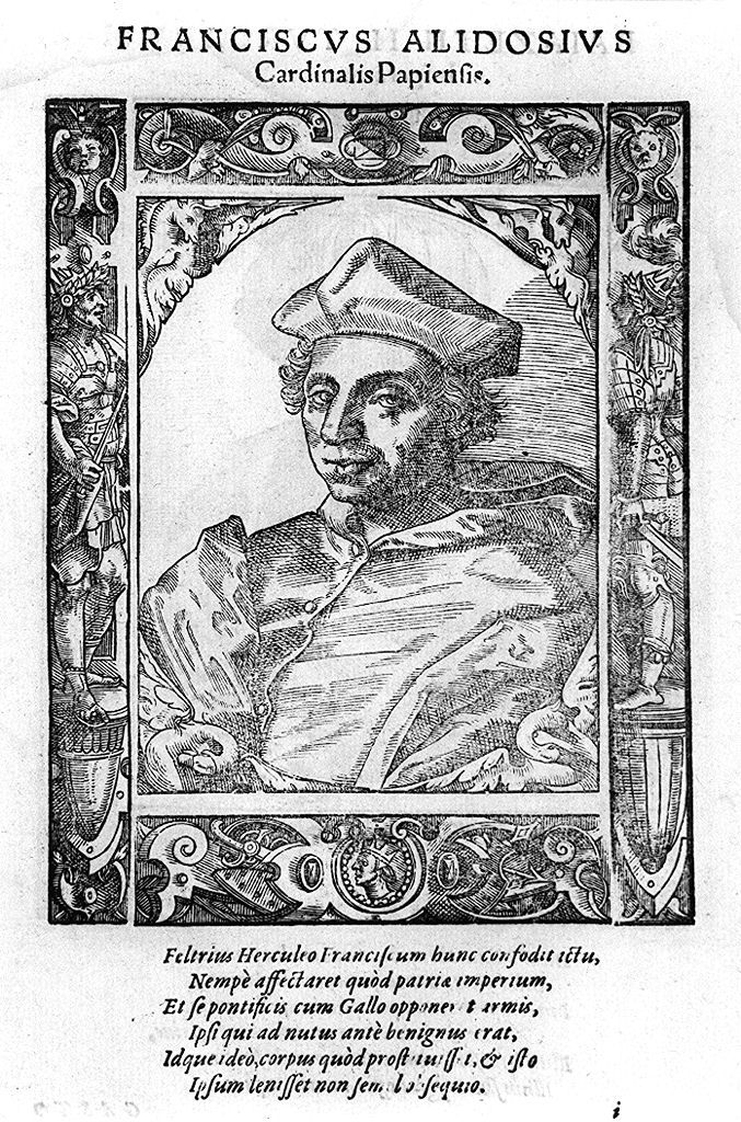 ritratto di cardinale (stampa, stampa composita) di Stimmer Tobias (sec. XVI, sec. XVI)