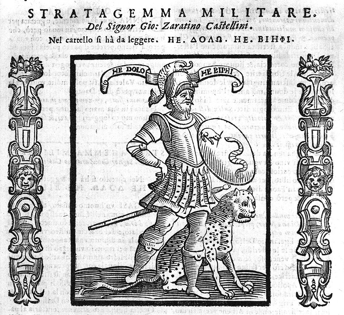 Stratagemma (stampa, elemento d'insieme) - ambito veneto (sec. XVII, sec. XVII)