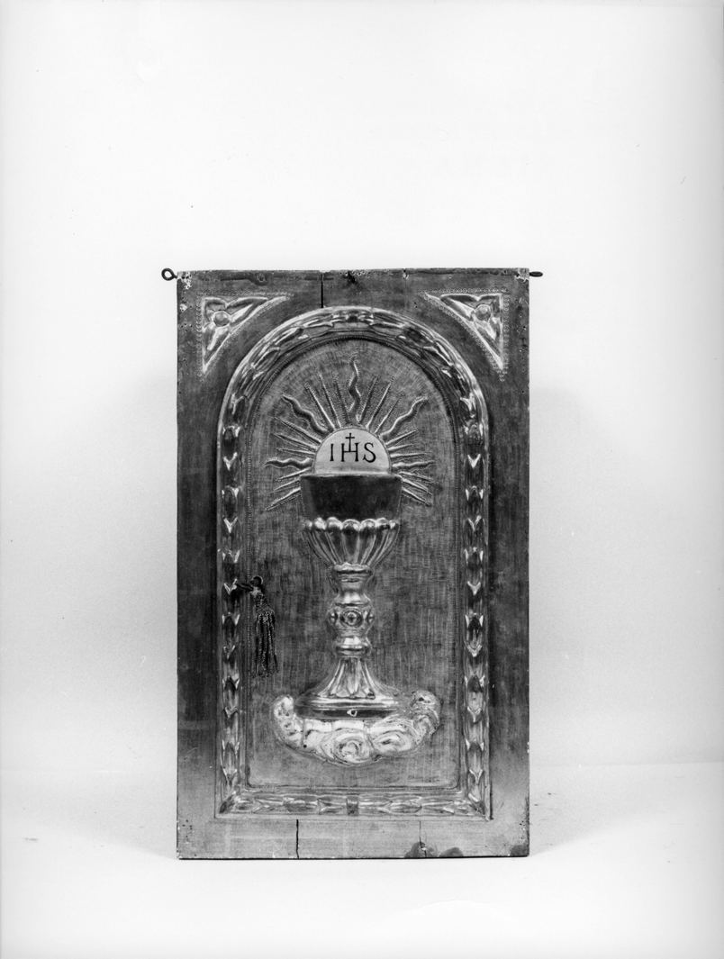 calice eucaristico (tabernacolo, opera isolata) - bottega senese (sec. XIX)