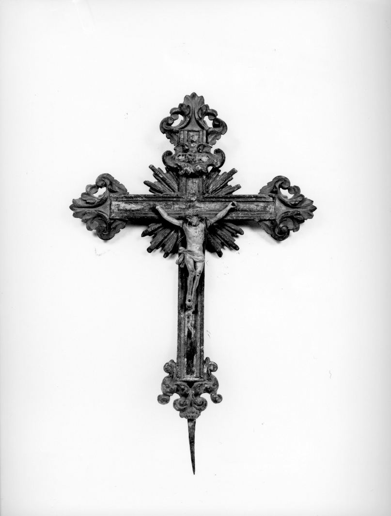 Cristo crocifisso (croce d'altare) - bottega senese (sec. XVIII)