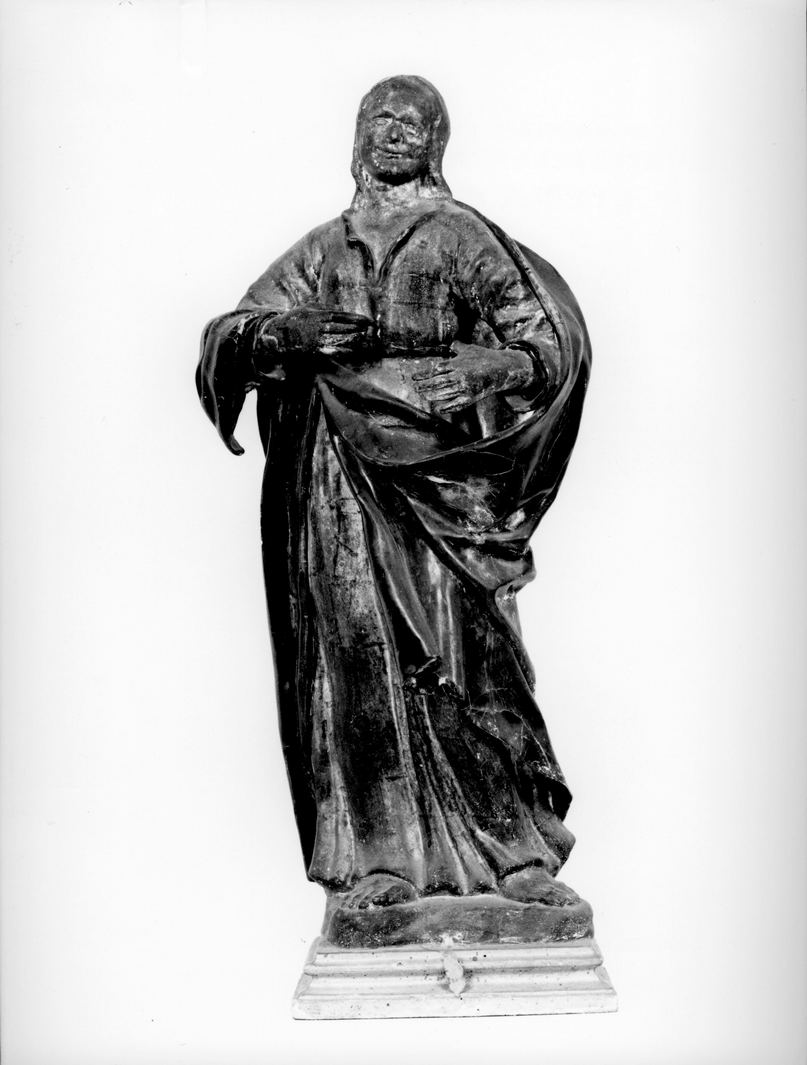 statuetta, elemento d'insieme - bottega senese (prima metà sec. XIX)