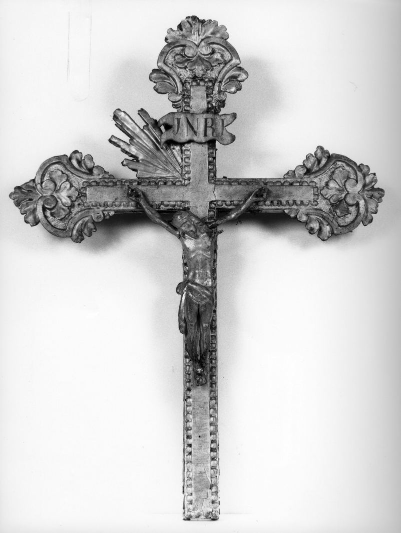 Cristo crocifisso (croce d'altare, opera isolata) - bottega senese (sec. XVIII)