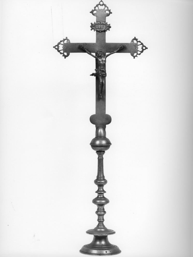 Cristo crocifisso (croce d'altare, opera isolata) - bottega senese (sec. XVII)