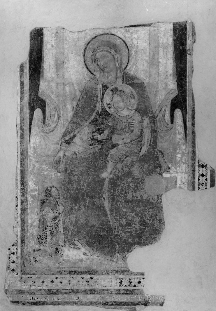 Madonna con Bambino (dipinto, frammento) di Vanni Lippo (ultimo quarto sec. XIV)