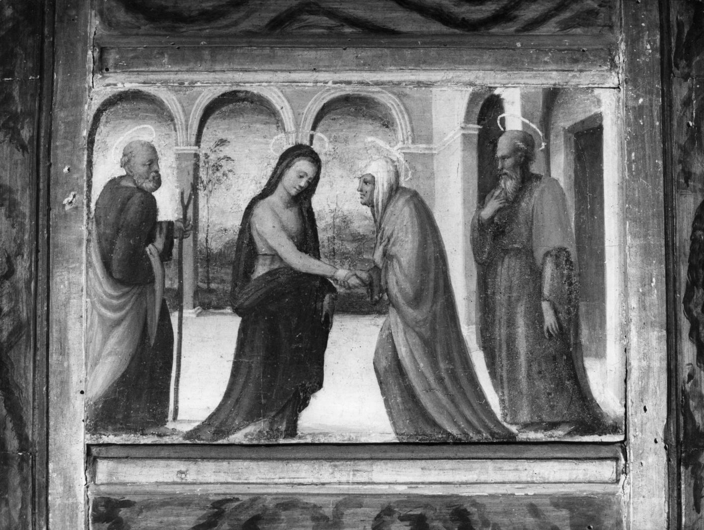 storie della vita di Maria Vergine e di Cristo (polittico) - bottega senese (prima metà sec. XVI)