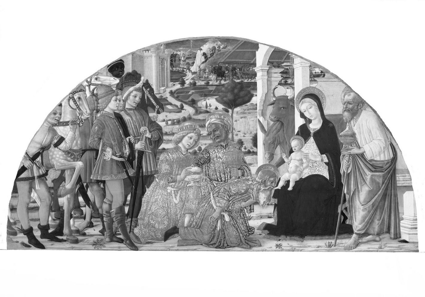 adorazione dei Re Magi (dipinto) di Matteo di Giovanni di Bartolo (sec. XV)