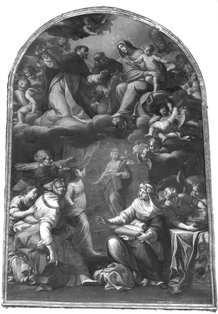 Santa Caterina da Siena (dipinto) di Burbarini Deifebo (sec. XVII)