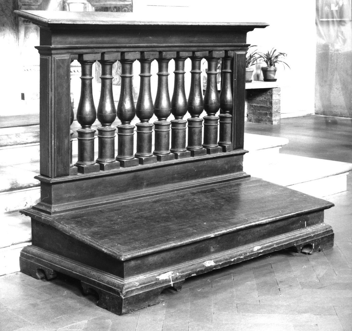 inginocchiatoio - bottega toscana (sec. XVII)
