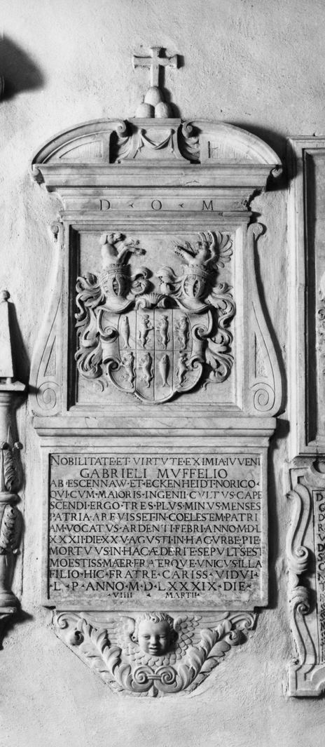stemma gentilizio di Gabriel Muffel von Eschenau (monumento funebre) - bottega senese (sec. XVI)