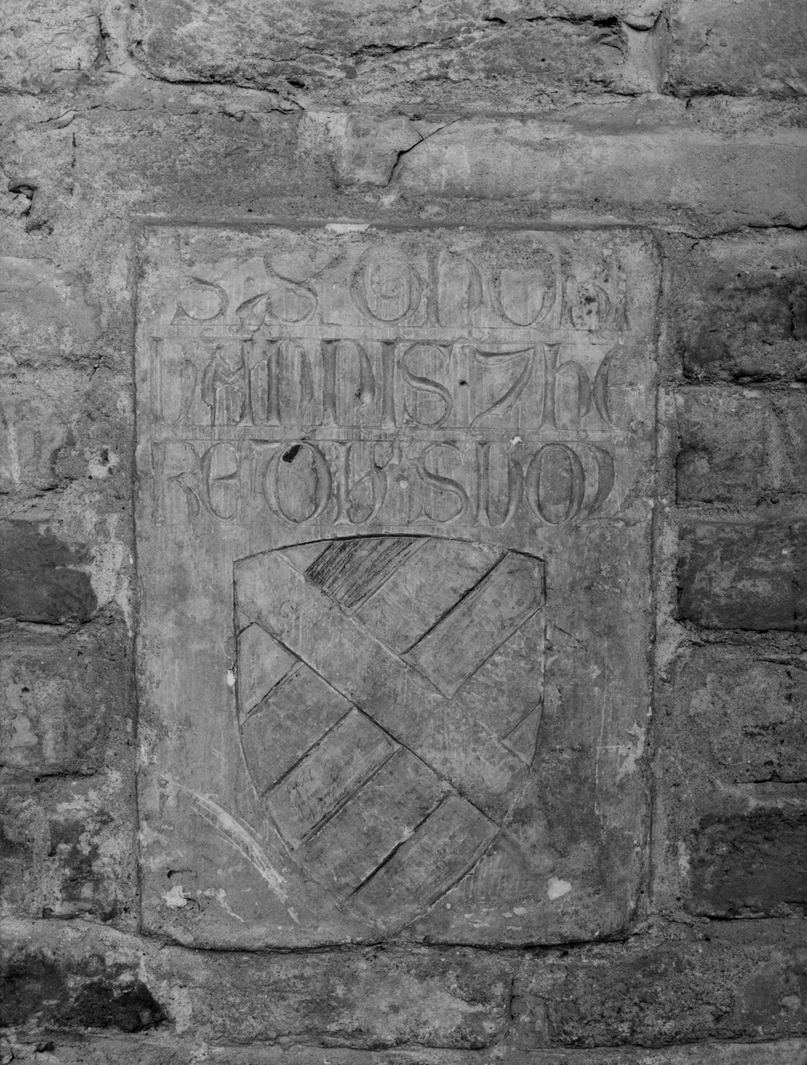 stemma gentilizio di Goro di Vanni (lapide tombale) - bottega senese (seconda metà sec. XIV)