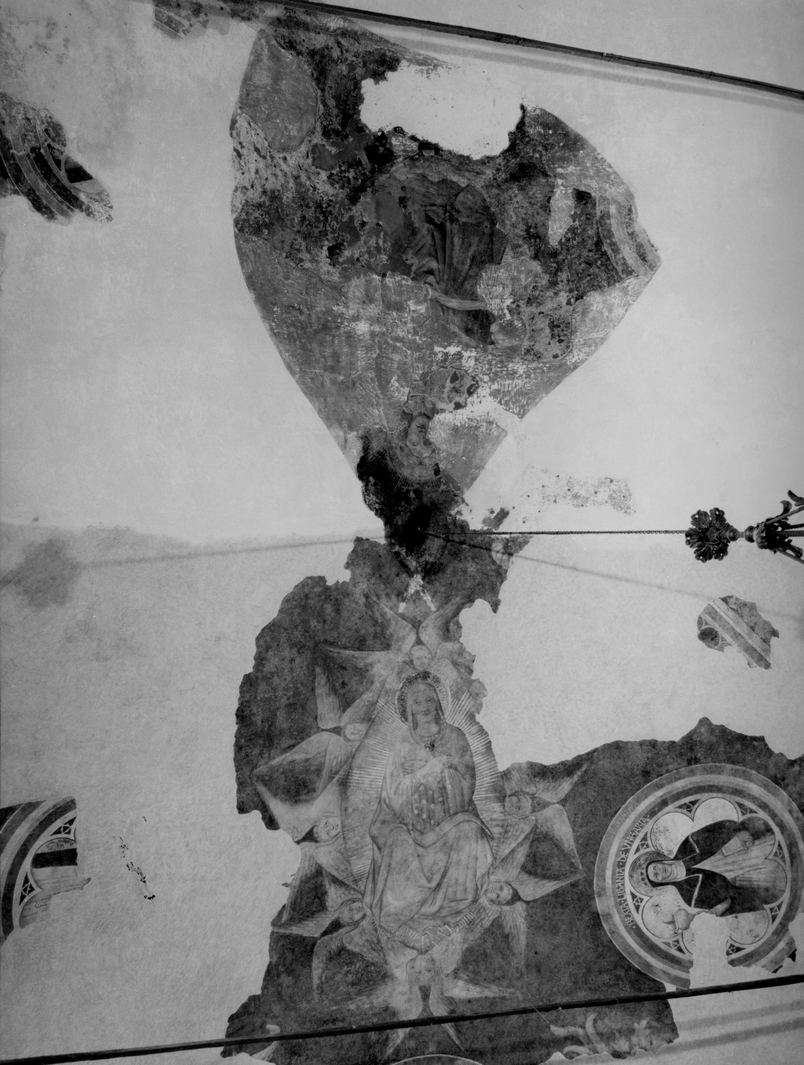 Madonna in gloria (dipinto, frammento) di Martino di Bartolomeo di Biagio (bottega) (inizio sec. XV)