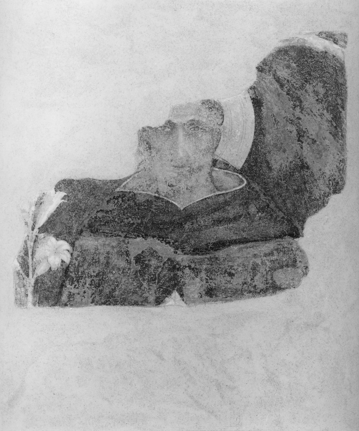 San Domenico (dipinto, frammento) di Memmi Lippo di Filippuccio (prima metà sec. XIV)