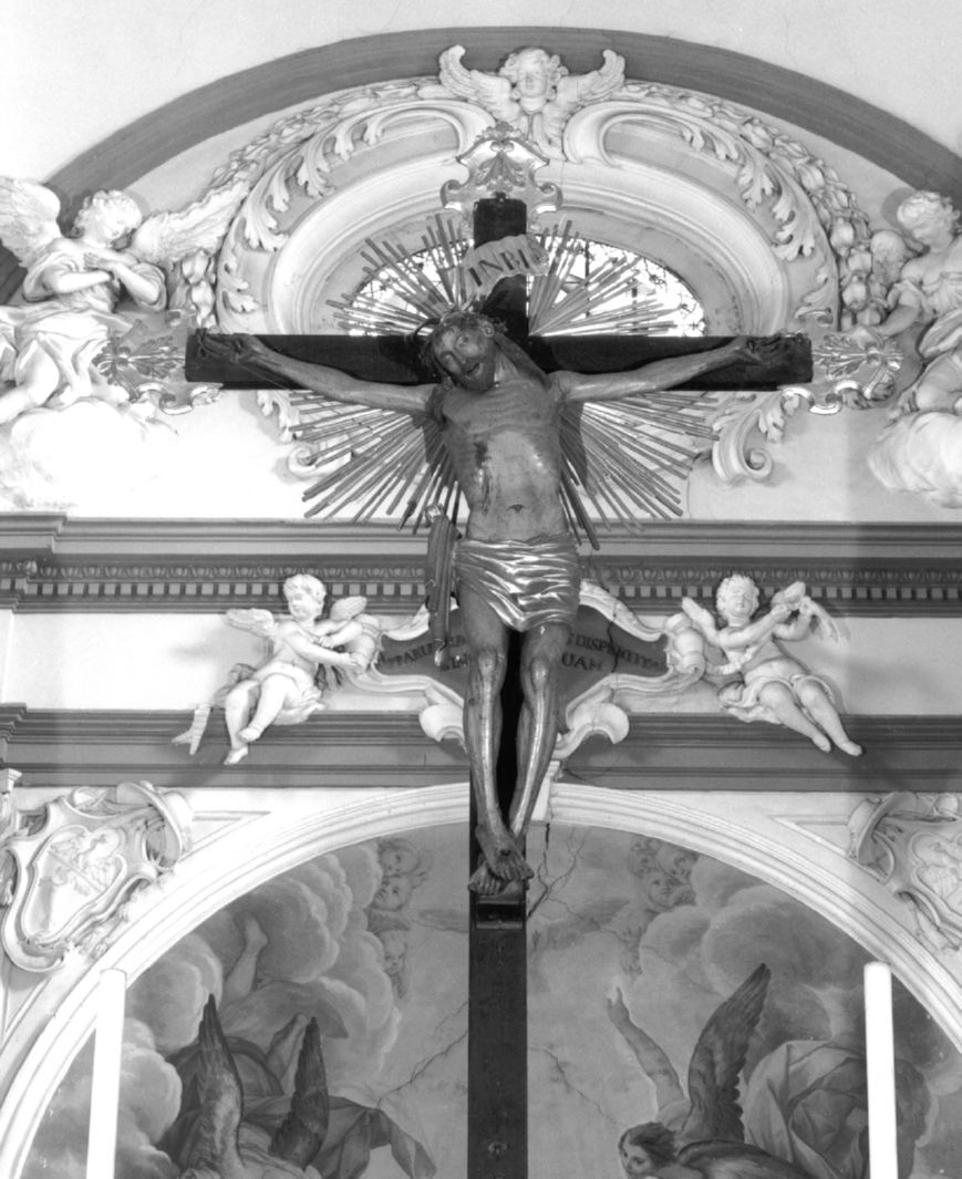 Cristo crocifisso (crocifisso) di Lorenzo di Pietro detto Vecchietta (sec. XV)